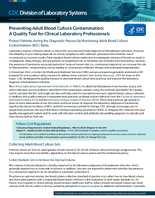 Preventing Adult Blood Culture Contamination A Quality Tool for Clinical Laboratory Professionals