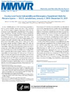 CountyLevel Social Vulnerability and Emergency Department Visits for Firearm Injuries  10 US Jurisdictions January 1 2018December 31 2021
