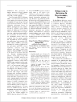 Integrons in Salmonella Keurmassar Senegal