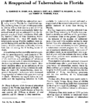A Reappraisal Of Tuberculosis In Florida