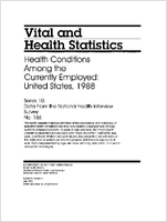 Health conditions among the currently employed United States 1988