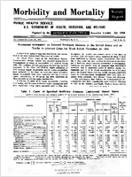 Morbidity and Mortality Weekly Report For release December 30 1958 Vol 7 No 51