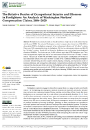 The Relative Burden of Occupational Injuries and Illnesses in Firefighters An Analysis of Washington Workers Compensation Claims 20062020