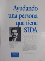 Ayudando una persona que tiene SIDA