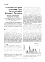Salmonella Agona Outbreak from Contaminated Aniseed Germany