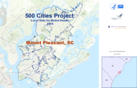 500 Cities Project Local Data for Better Health 2014 Mount Pleasant SC