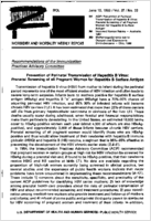 MMWR Morbidity and Mortality Weekly Report June 10 1988  Vol 37  No 22