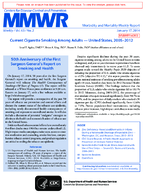 50th Anniversary of the First Surgeon Generals Report on Smoking and Health