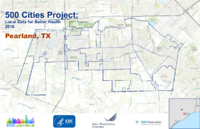 500 Cities Project Local Data for Better Health 2016 Pearland TX