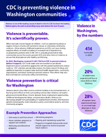 Violence Prevention in Washington