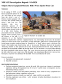 Heavy Equipment Operator Killed When Ejected From Cab