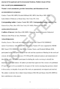 Womens Work Assessments Provider Interactions and Discussions of Work Accommodations in Pregnancy prepub