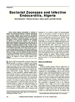 Bacterial Zoonoses and Infective Endocarditis Algeria