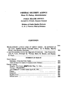 Public Health Reports  v 66 no 25  table of contents