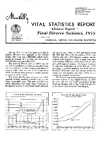 Advanced report  Final divorce statistics 1975