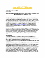Nationwide Shortage of Doxycycline Resources for Providers and Recommendations for Patient Care June 12 2013 1300 ET 100 PM ET