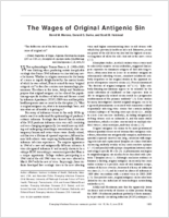 The Wages of Original Antigenic Sin