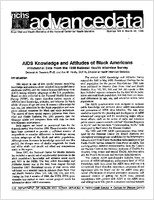 AIDS Knowledge and Attitudes of Black Americans Provisional Data From the National Health Interview Survey