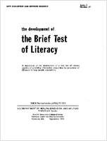 The development of the Brief Test of literacy