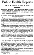 Public health reports  v 55 no 34 AUGUST 23 1940