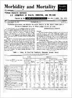 Morbidity and Mortality Weekly Report For release January 29 1960 Vol 9 No 3