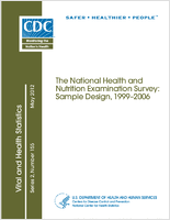 National health and nutrition examination survey sample design19992006