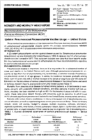 MMWR Morbidity and Mortality Weekly Report May 25 1984  Vol 33  No 20
