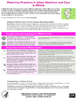 Maternity Practices in Infant Nutrition and Care mPINC in Illinois 2010