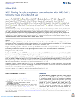 N95 Filtering Facepiece Respirator Contamination with SARSCoV2 Following Reuse and Extended Use