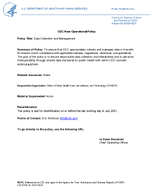 Data Collection and Management CDCGA200514 Updated 20260714