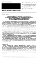 MMWR Morbidity and Mortality Weekly Report December 6 1985  Vol 34  No 48