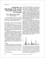 Isolation of Genotype V St Louis Encephalitis Virus in Florida