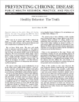 Healthy Behavior The Truth