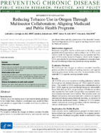 Reducing Tobacco Use in Oregon Through Multisector Collaboration Aligning Medicaid and Public Health Programs