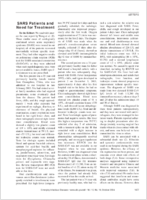 SARS Patients and Need for Treatment