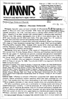 Morbidity and Mortality Weekly Report MMWR February 1 1980  Vol 29  No 4