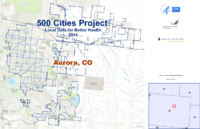 500 Cities Project Local Data for Better Health 2014 Aurora Colorado
