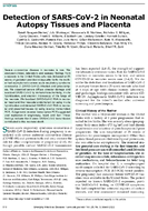 Detection of SARSCoV2 in Neonatal Autopsy Tissues and Placenta