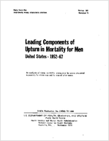Leading Components of Upturn in Mortality for Men United States 195267