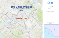 500 Cities Project Local Data for Better Health 2014 Irvine CA