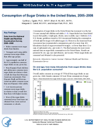 Consumption of Sugar Drinks in the United States 20052008