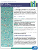 NCHS data answering the nations health questions June 2020