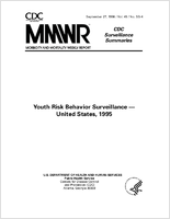 Morbidity and Mortality Weekly Report MMWR CDC Surveillance Summaries September 1996  Vol 45  No SS4