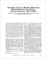 Sealpox Virus in Marine Mammal Rehabilitation Facilities North America 20072009