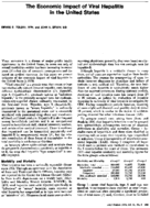The Economic Impact Of Viral Hepatitis In The US