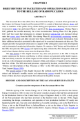 SRS Chapter 2 Brief History of Facilities and Operations Relevant to the Release of Radionuclides