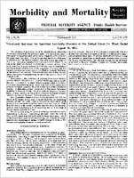Morbidity and Mortality Weekly Report Vol 1 No 33 August 22 1952