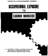 Criteria for a Recommended Standard Occupational Exposure to Carbon Monoxide 1972
