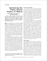 Estimating the Public Health Impact of Rabies