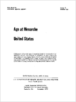 Age at menarche United States